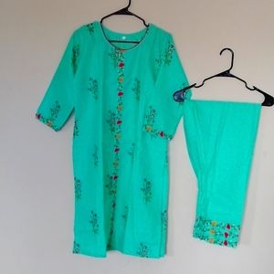 Embroidered Kurta Salwar Set